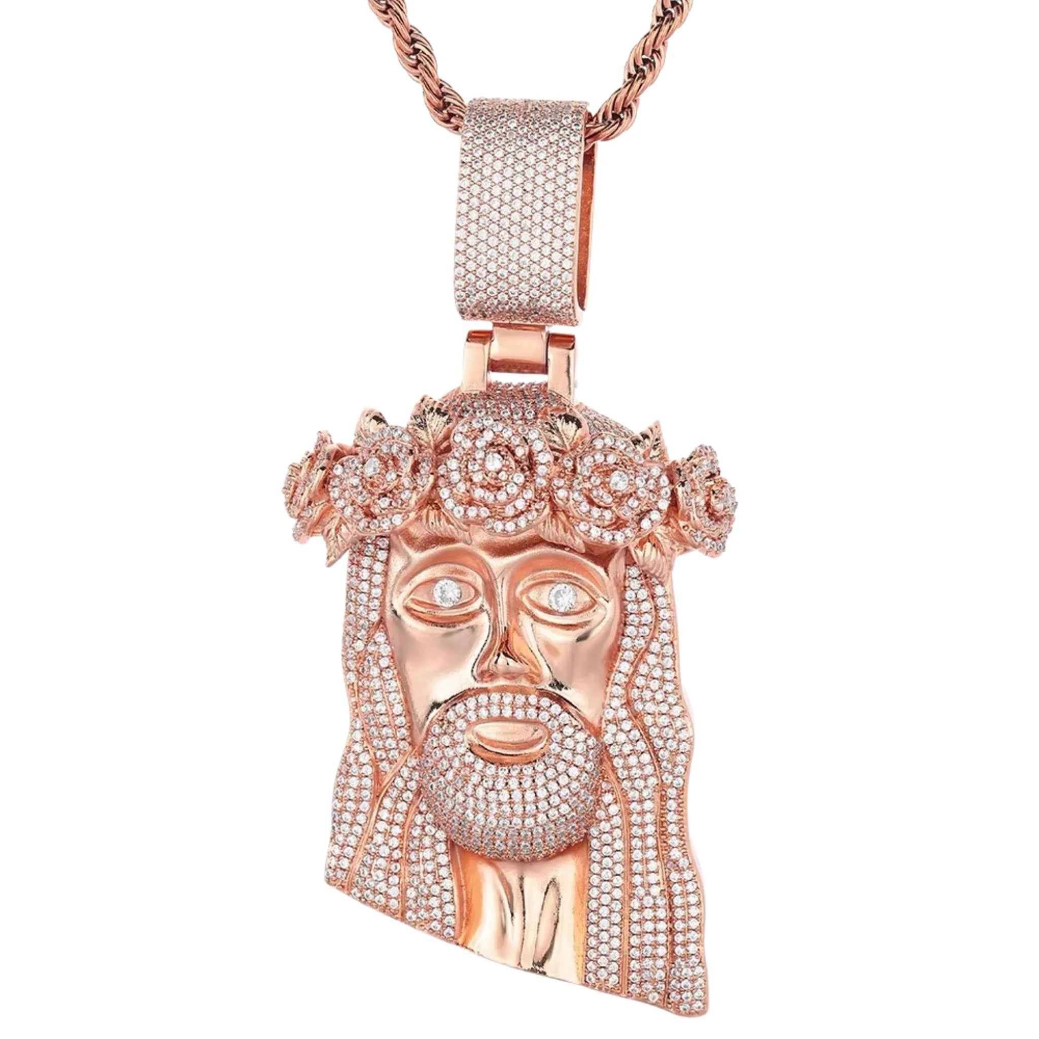 JESUS PENDANT - ICED OUT