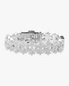 16MM MOISSANITE CROSS LINK BRACELET 14K